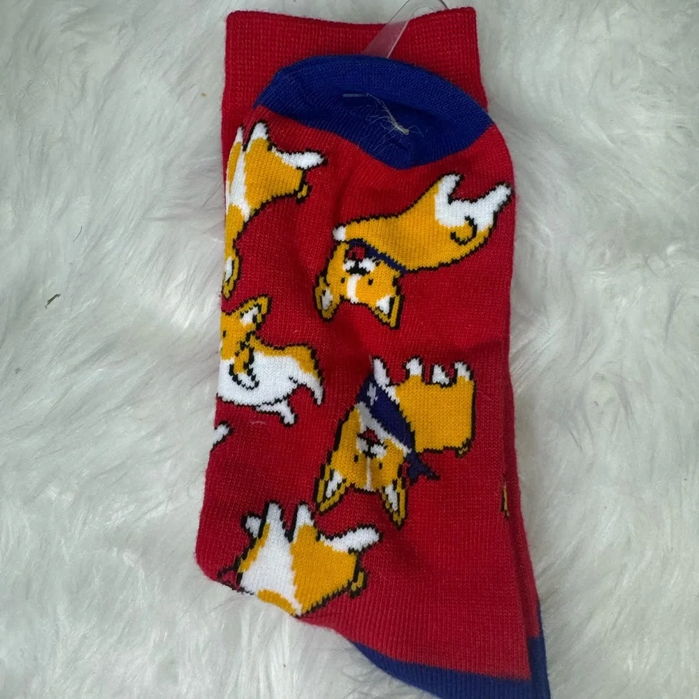 New women’s happy corg of July corgi crew socks 🛍